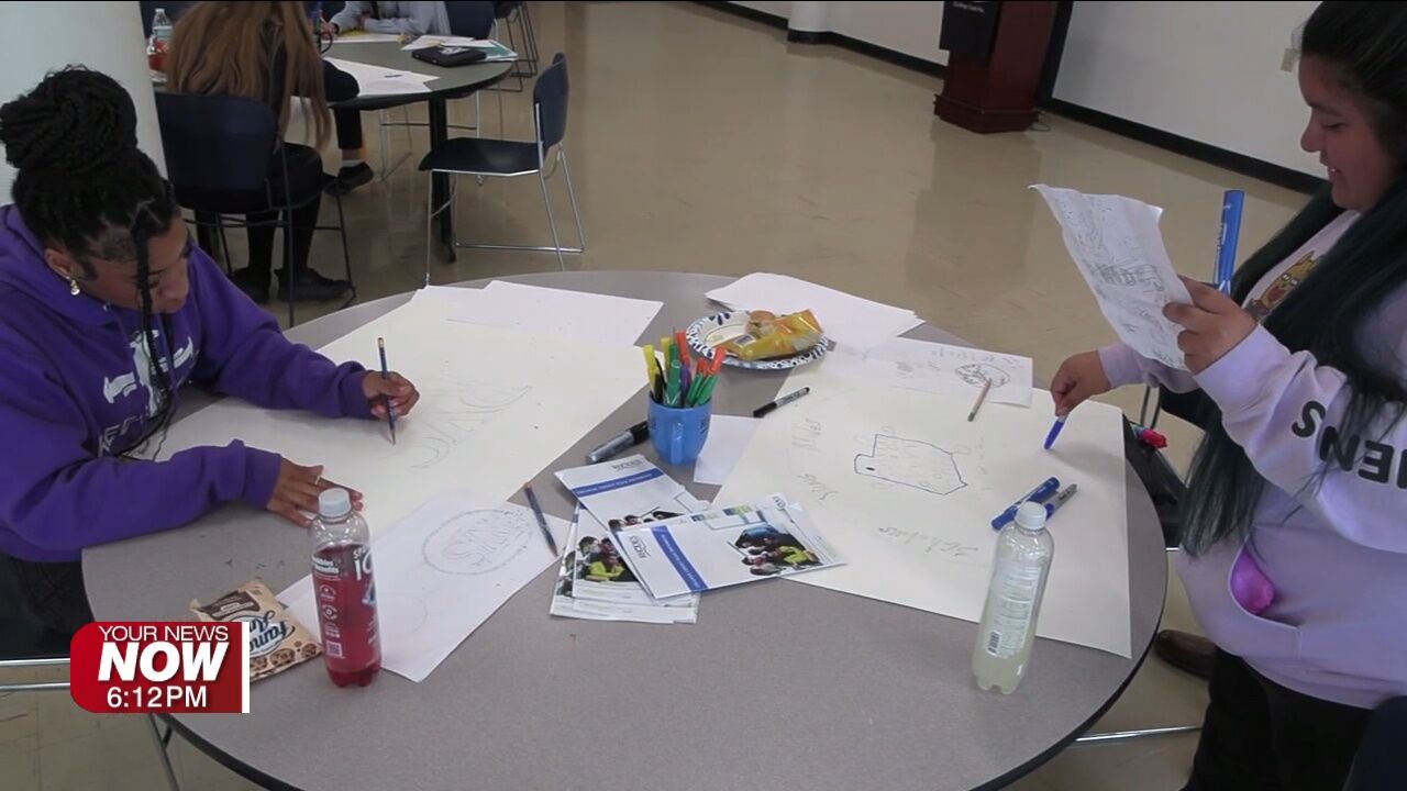 Rhodes State College Young Scholars design logos for the program